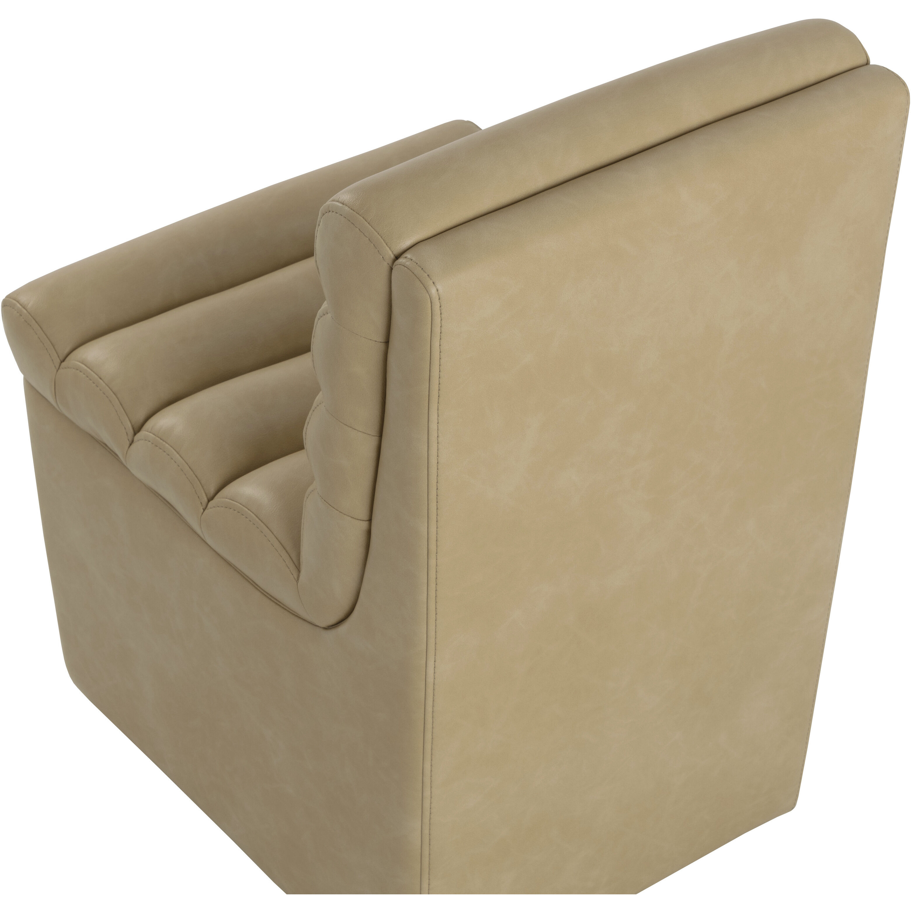 Norm Copley Latte Wheeled Dining Chair